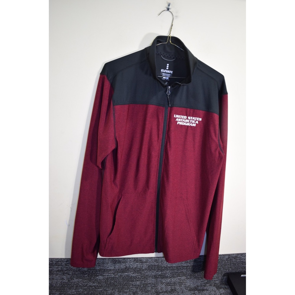 Official US Antarctic Program National Science Foundation NSF Zip Sweater MENS S
